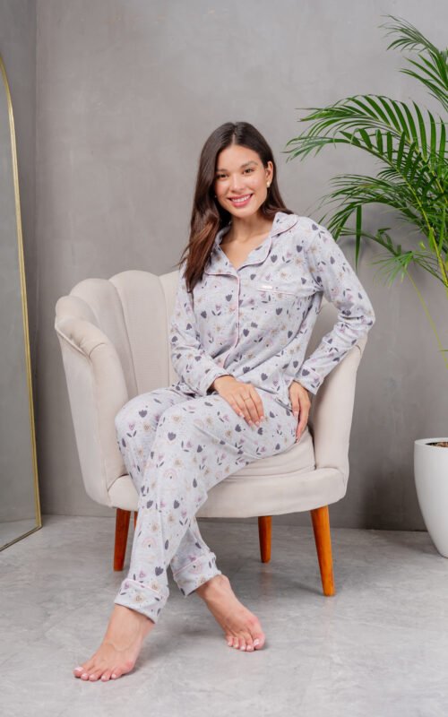 Pijama Gray Heart
