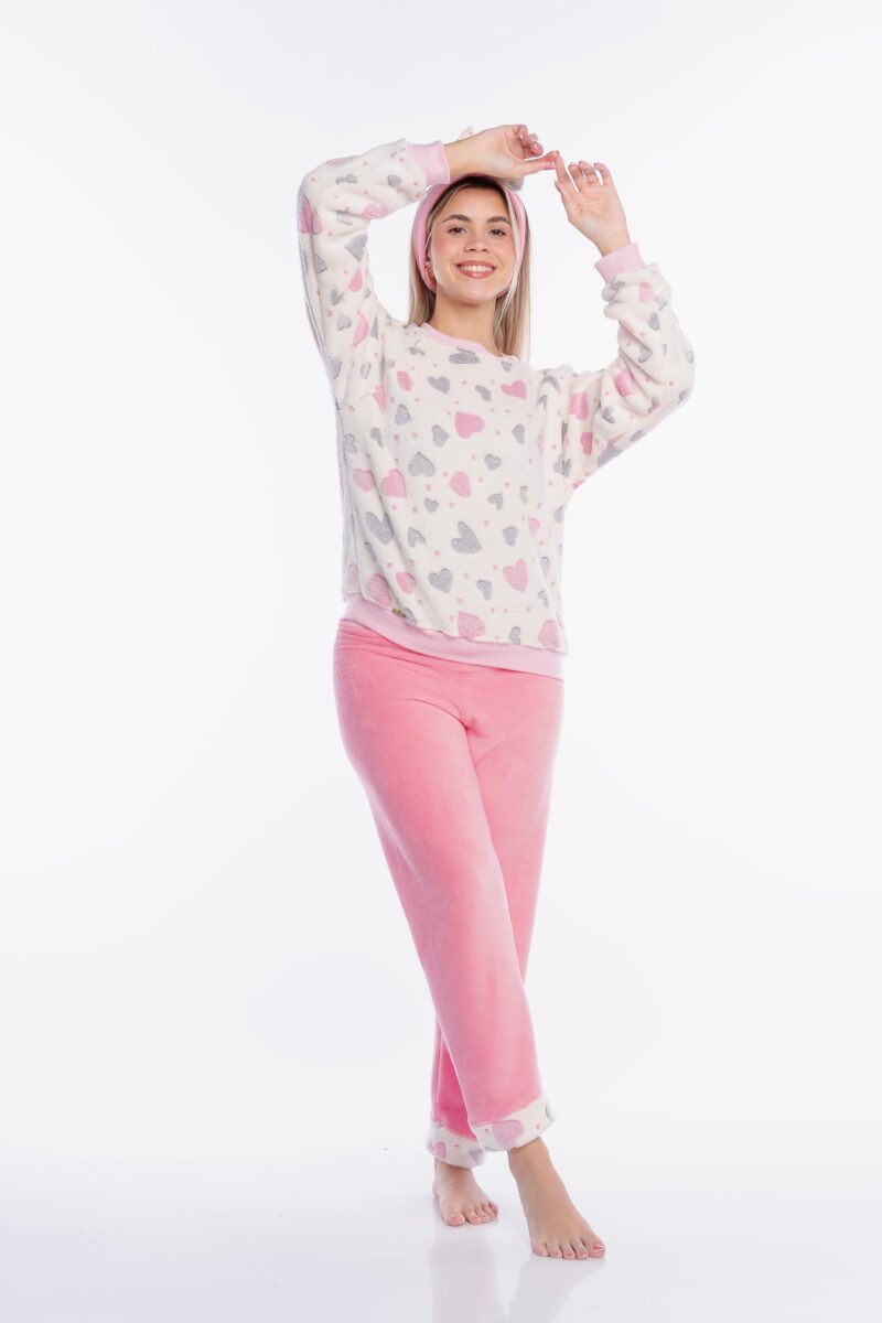 Conjunto Hearts Pink