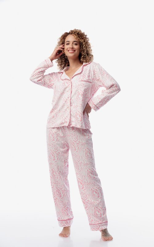 Pijama Animal Print Pink